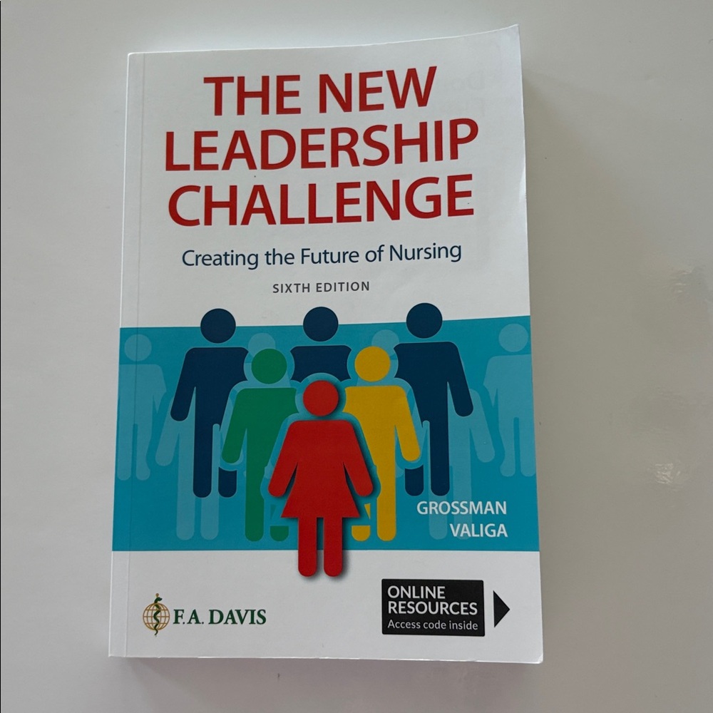 The New Leadership Challenge 6th Edition Textbook.